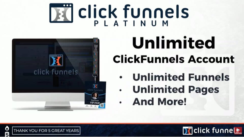 Unlimited ClickFunnels Account